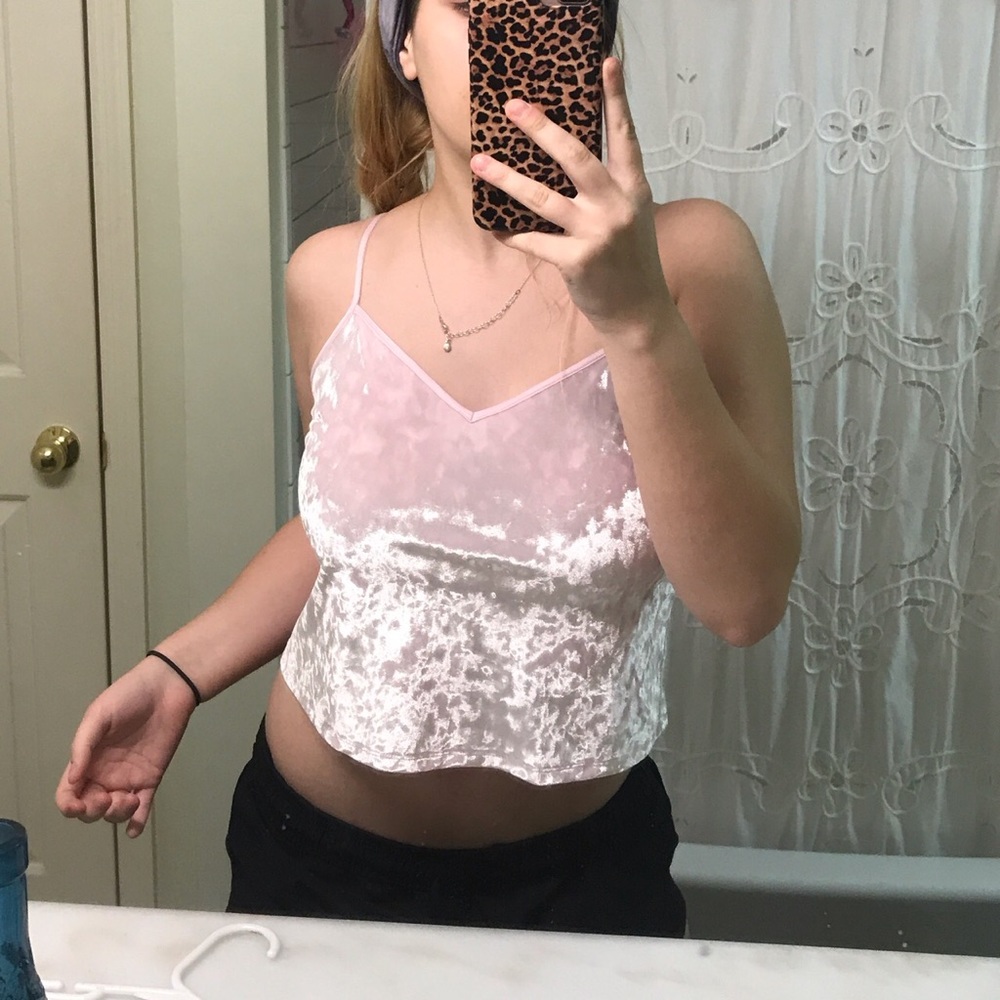 Victoria’s Secret pink velvet tank